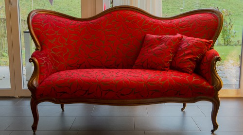 Sofa mit Bezugsstoff Villa Nova Sashiko